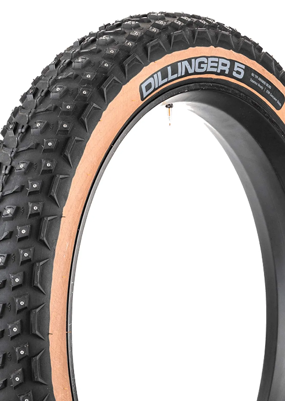 45NRTH Dillinger 5 Studded 60tpi Fat Bike Tire