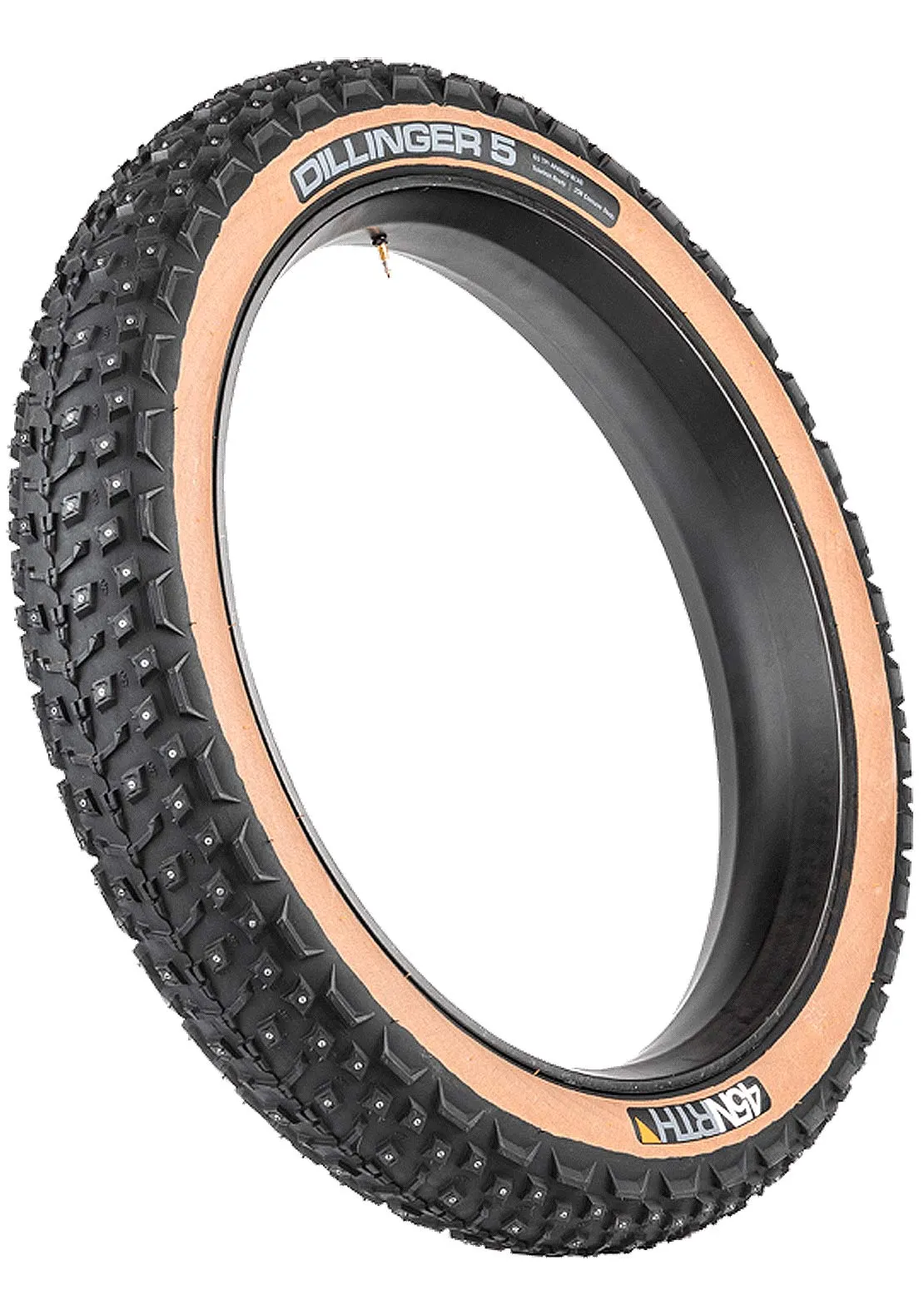 45NRTH Dillinger 5 Studded 60tpi Fat Bike Tire