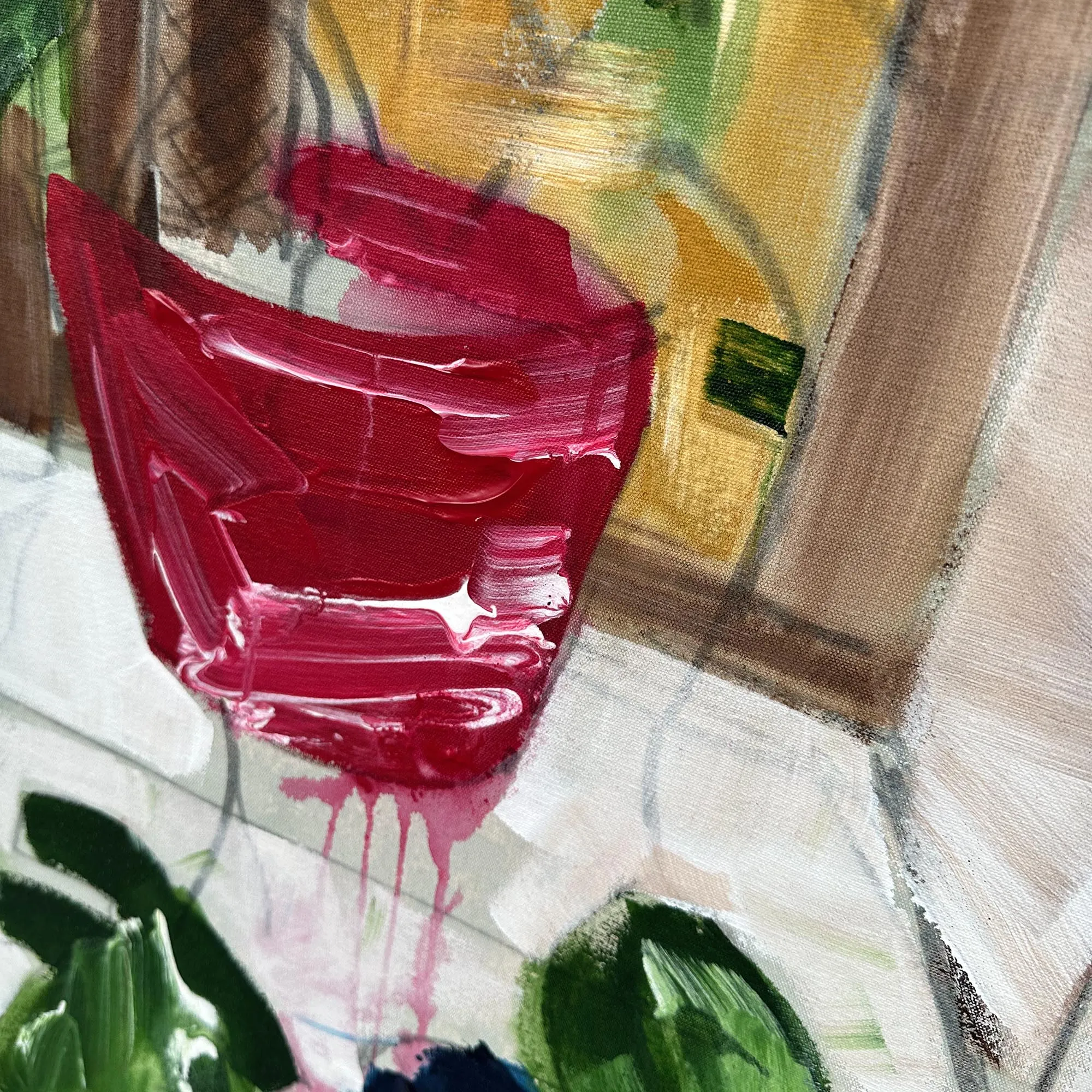 Abstract Botanical Study - Original Painting