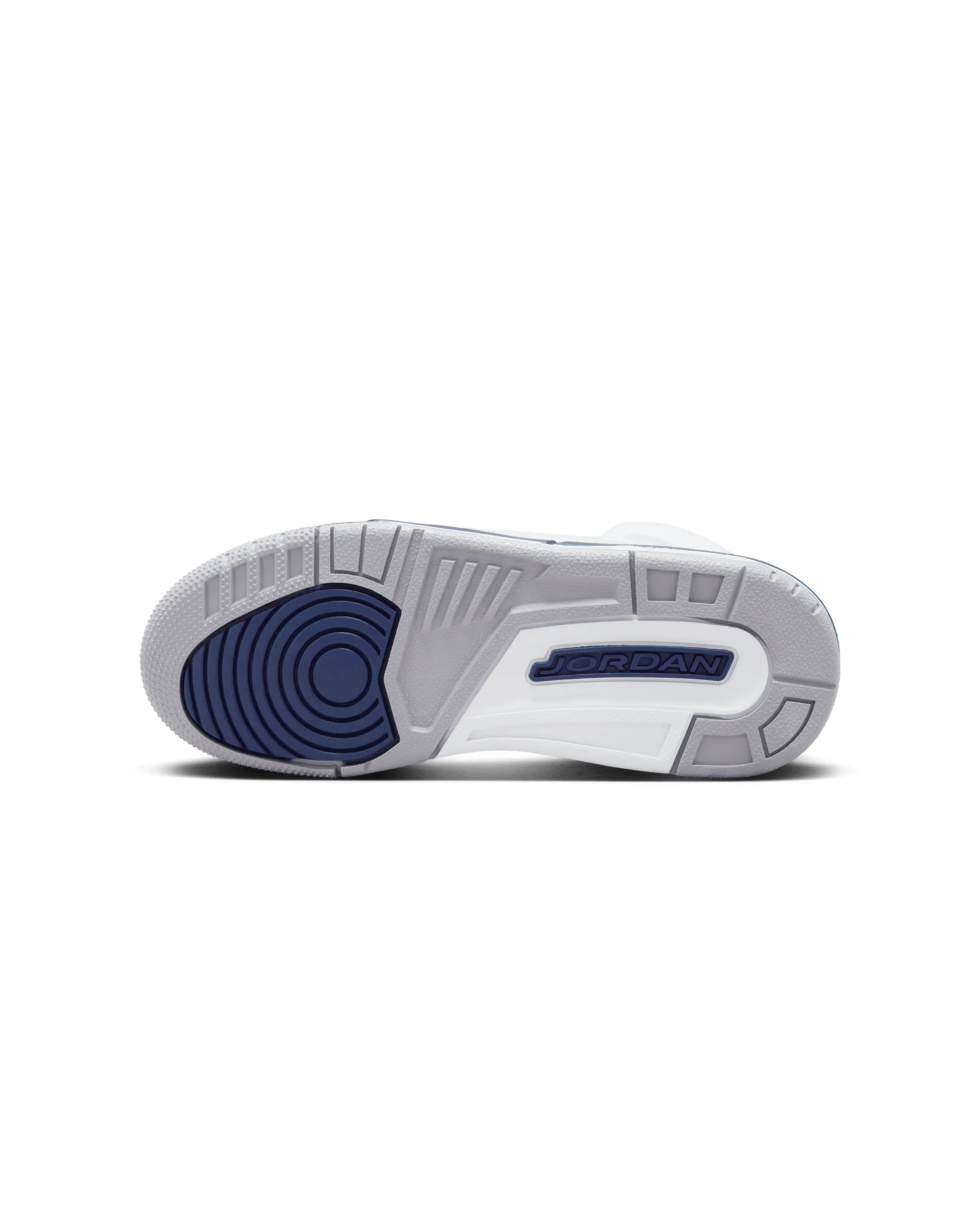 Air Jordan 3 Retro (Gs) - White / Midnight Navy / Cement