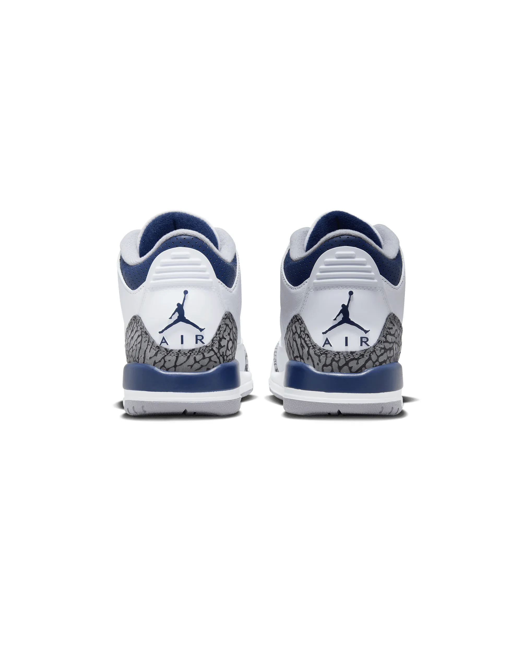Air Jordan 3 Retro (Gs) - White / Midnight Navy / Cement