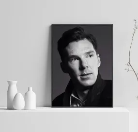 Benedict Cumberbatch Poster, Sherlock Holmes Art, Sherlock Poster, Custom Poster, Canvas Poster, Rolled Canvas, Home Decoration, Wall Art