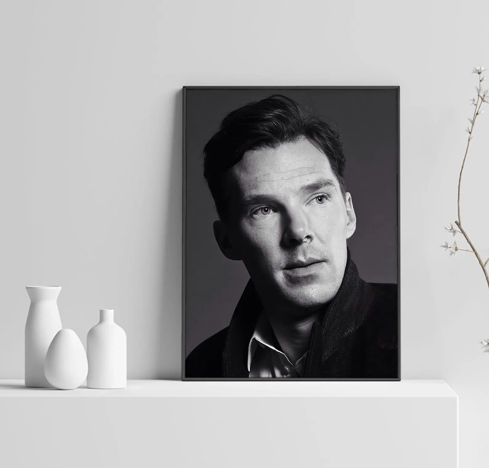 Benedict Cumberbatch Poster, Sherlock Holmes Art, Sherlock Poster, Custom Poster, Canvas Poster, Rolled Canvas, Home Decoration, Wall Art