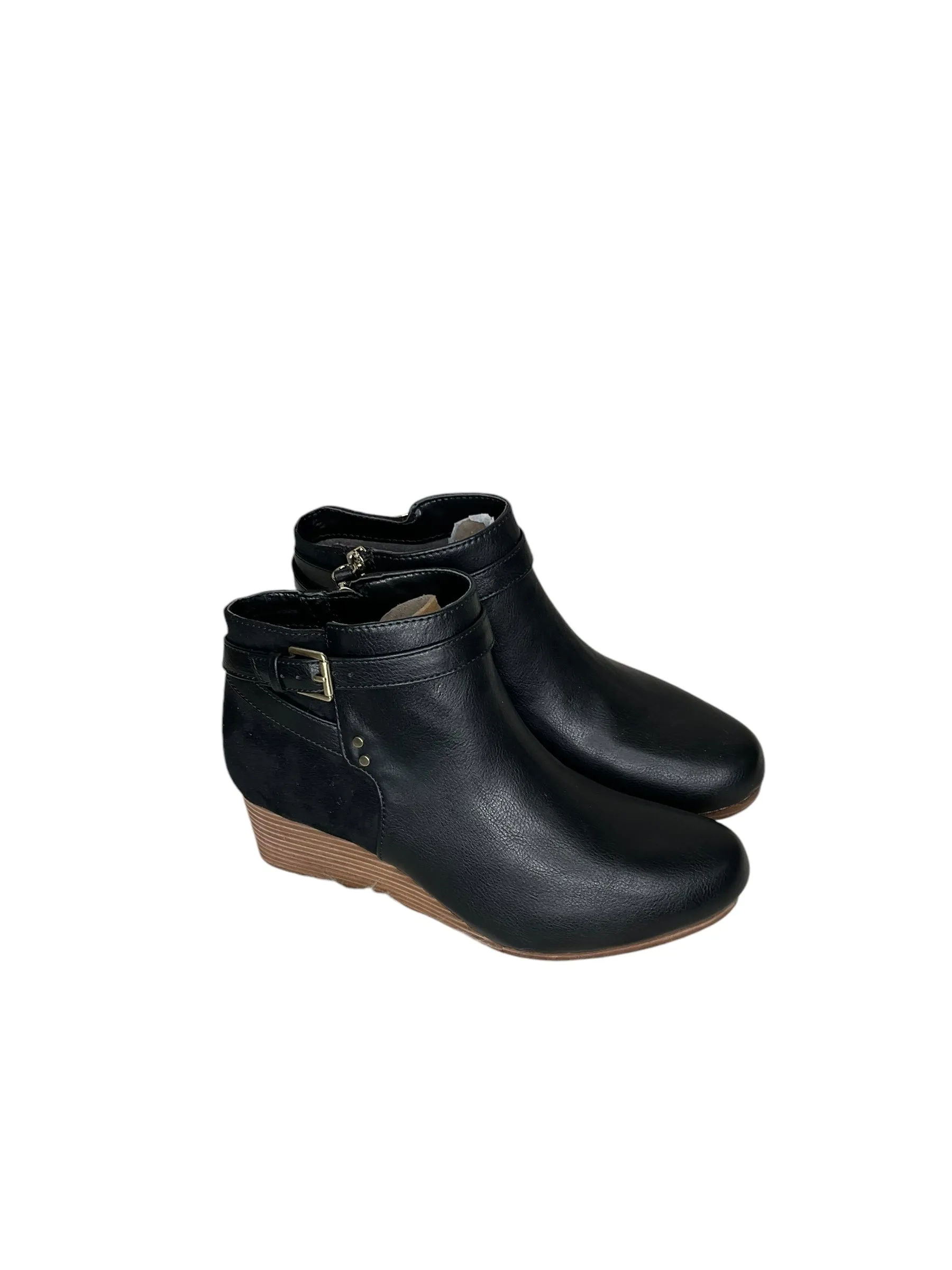 Boots Ankle Heels By Dr Scholls In Black, Size: 7.5