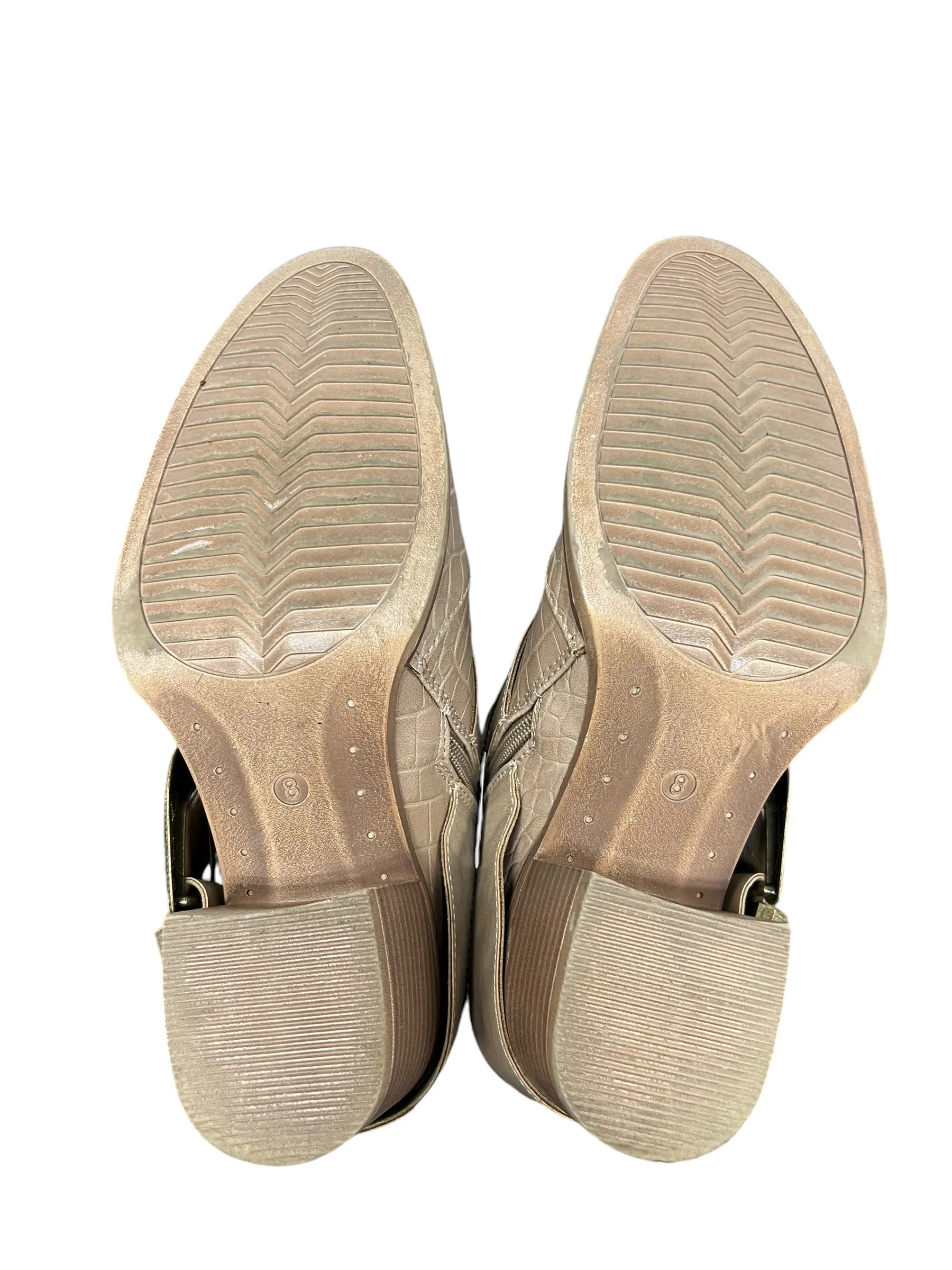 Boots Ankle Heels By Pierre Dumas In Tan, Size: 8