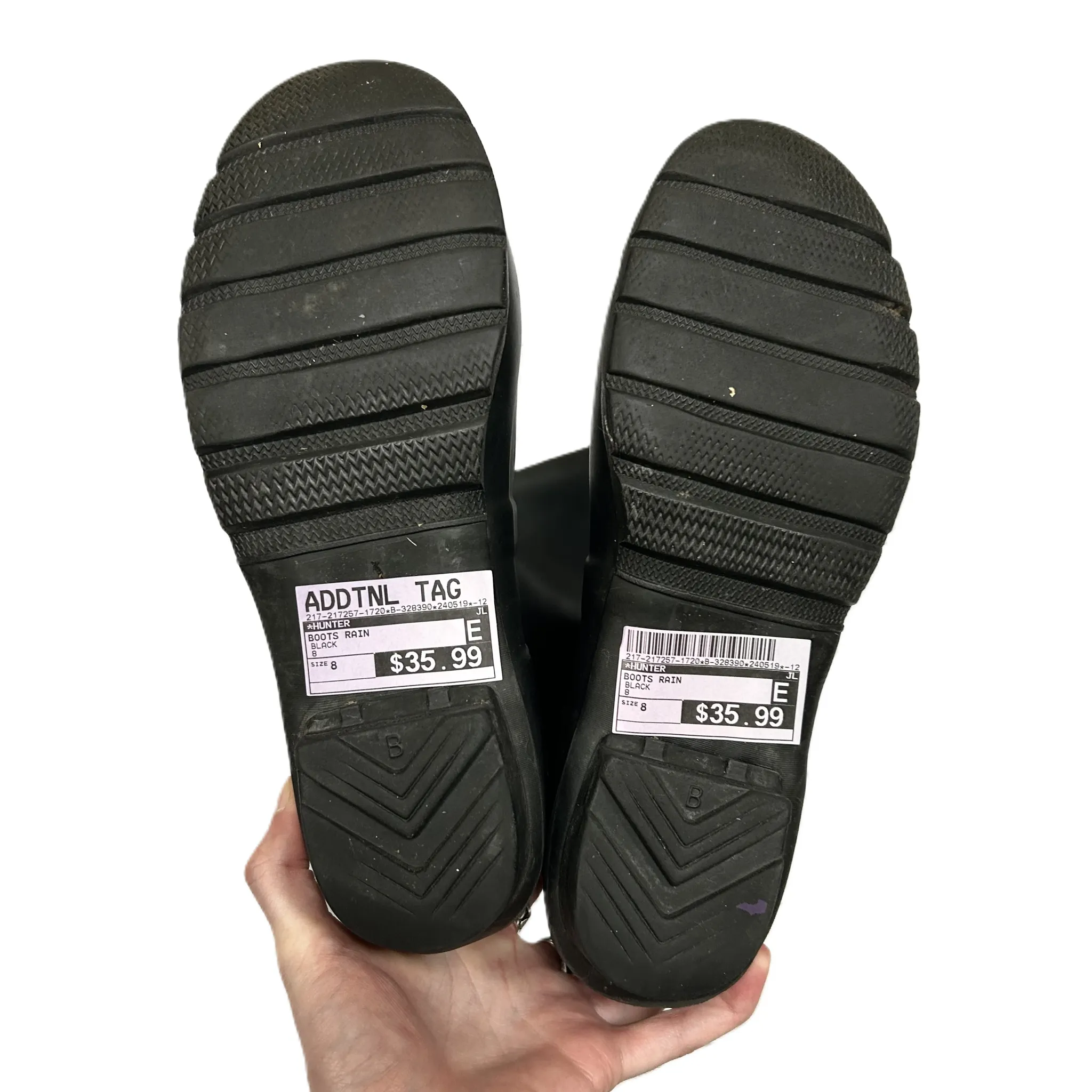 Boots Rain By Hunter  Size: 8