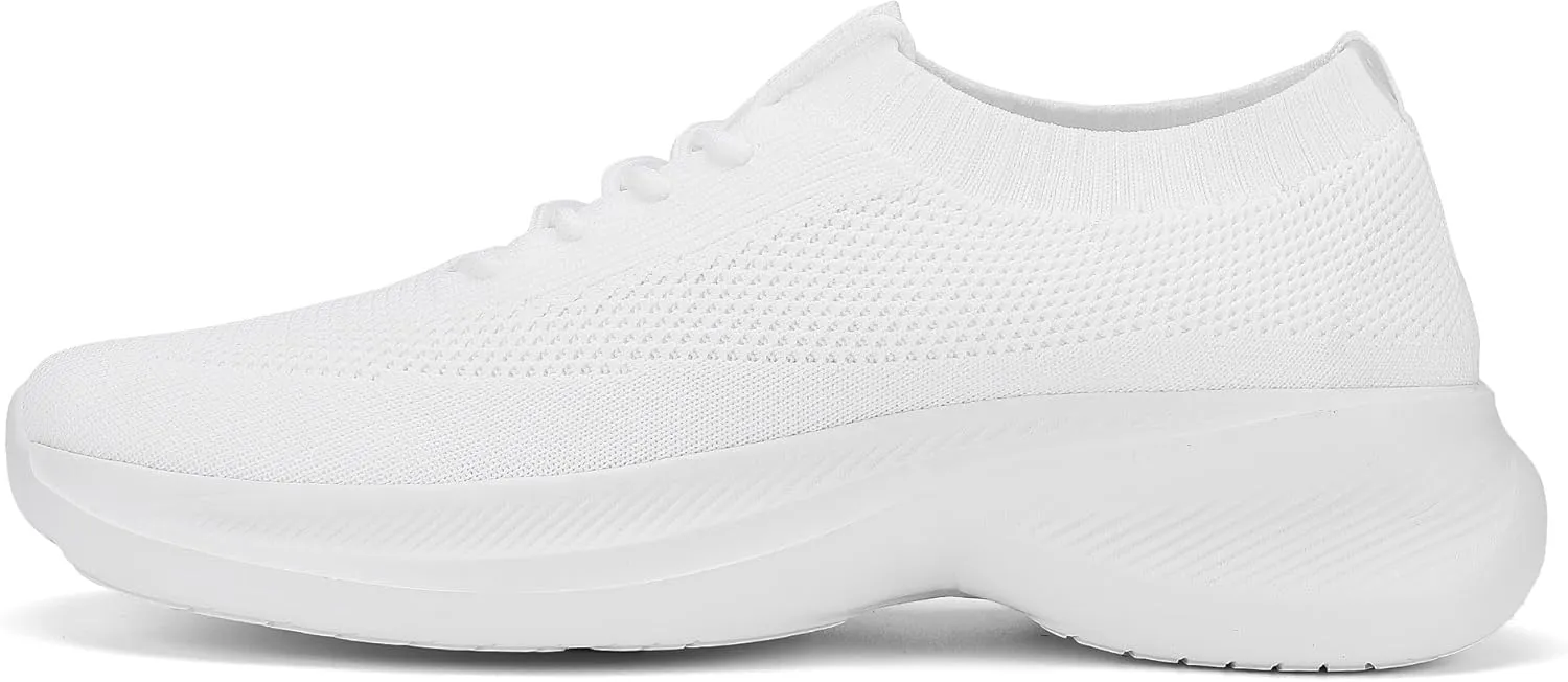 Casbeam Mens Running Shoes Comfortable Lightweight Breathable Walking Shoes Lace-up Shoes Mesh Workout Casual Sports Shoes