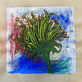 Flower canvas painting