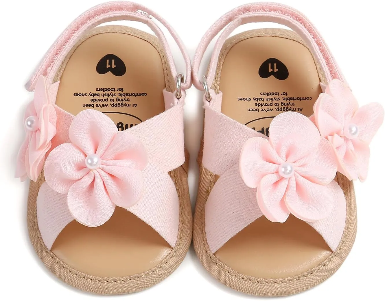 Infant Baby Boys Girls Sandals Summer Baby Wedding Dress Flat Shoes Newborn Crib Shoes First Walkers Prewalkers Shoes