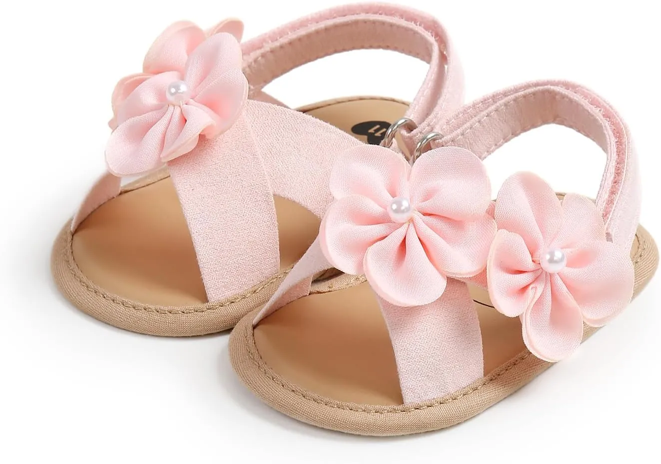 Infant Baby Boys Girls Sandals Summer Baby Wedding Dress Flat Shoes Newborn Crib Shoes First Walkers Prewalkers Shoes