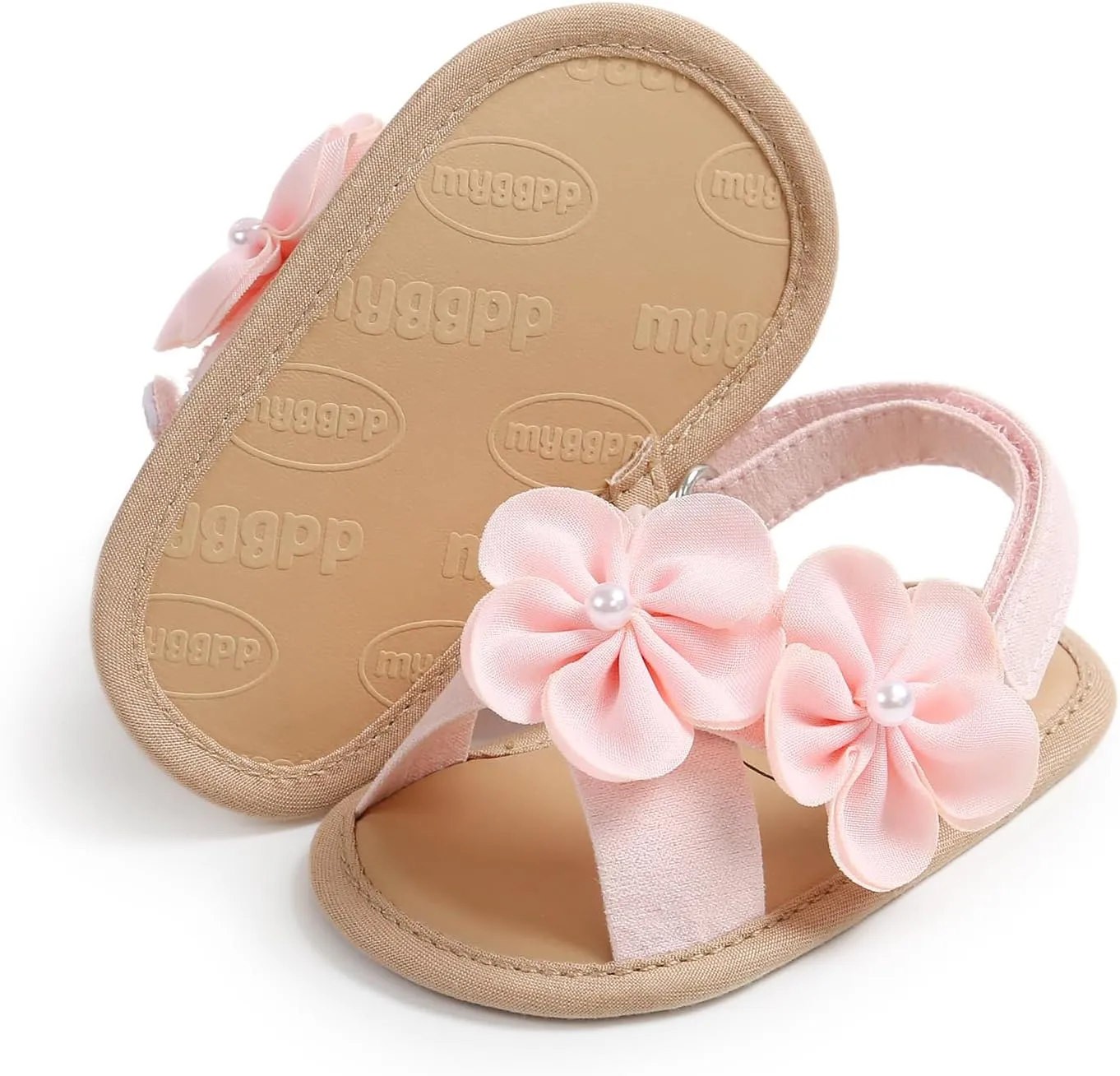 Infant Baby Boys Girls Sandals Summer Baby Wedding Dress Flat Shoes Newborn Crib Shoes First Walkers Prewalkers Shoes