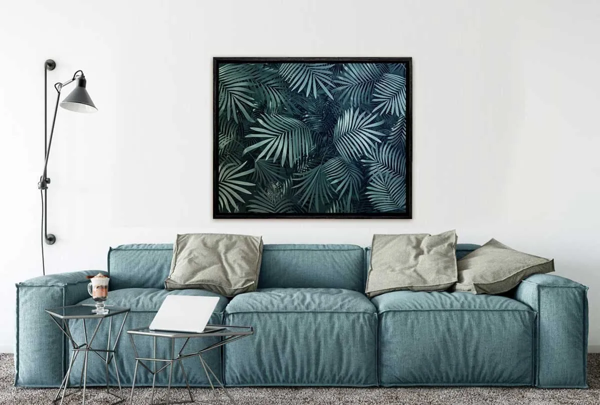 Jungle Palm Leaves | Wall Art Print