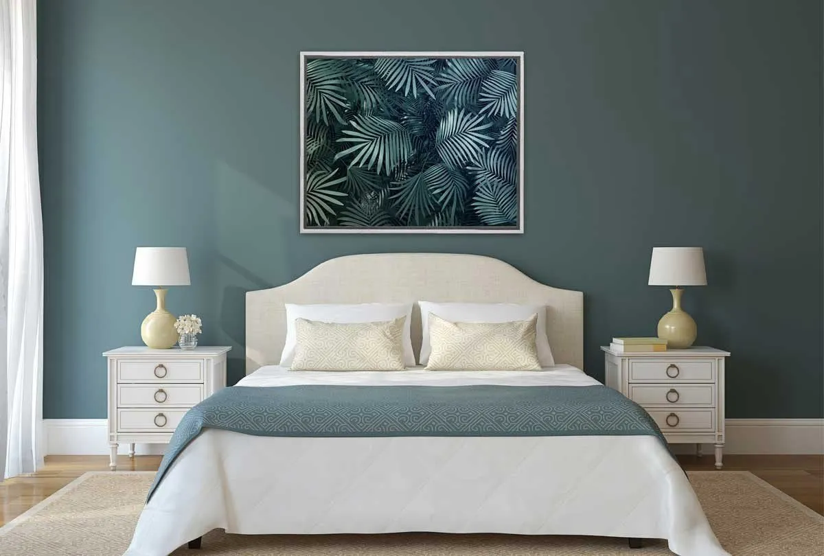Jungle Palm Leaves | Wall Art Print