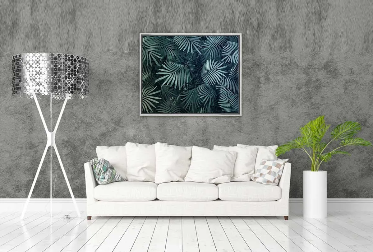 Jungle Palm Leaves | Wall Art Print