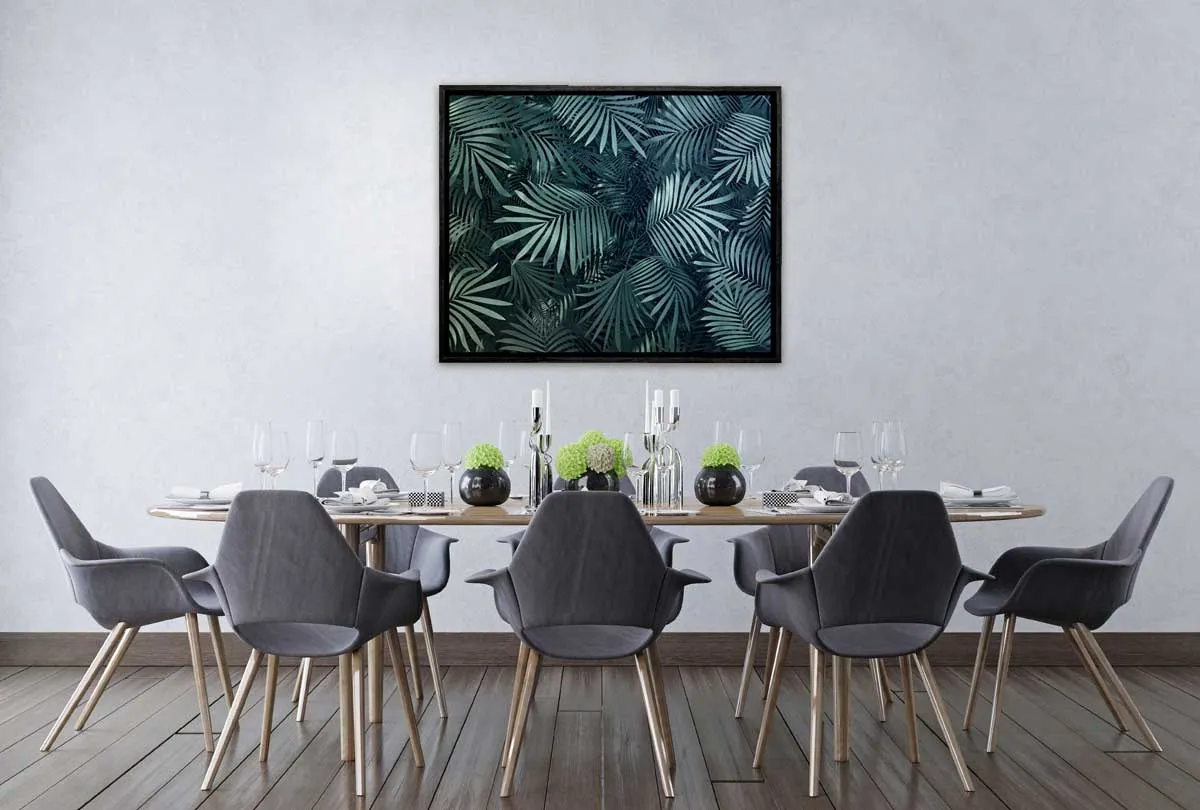 Jungle Palm Leaves | Wall Art Print