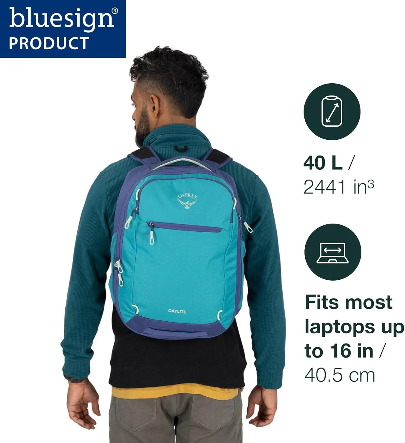 Osprey Daylite Expandable Travel Pack 26 6, Tumbleweed Yellow/Tunnel Vision ?C Lightweight, Durable Backpack with Storage for Travel, Hiking, & Everyday ?C Versatile Carry-On with Internal Organization